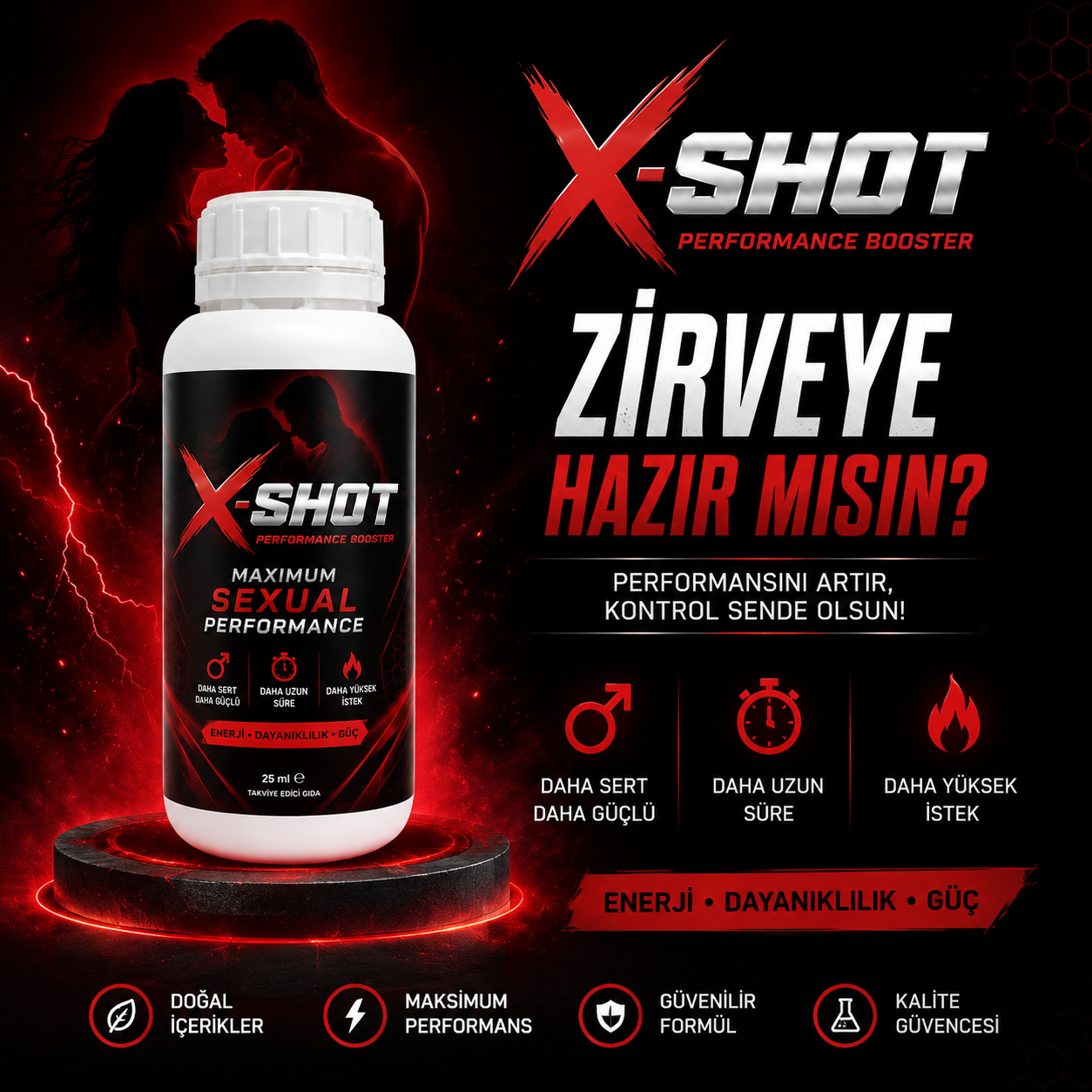 X-Shot | Enerji - Libido Artırıcı İçecek 25 ML
